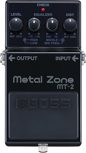 Boss 30th Anniversary Metal Zone Distortion Pedal, Action Position Back