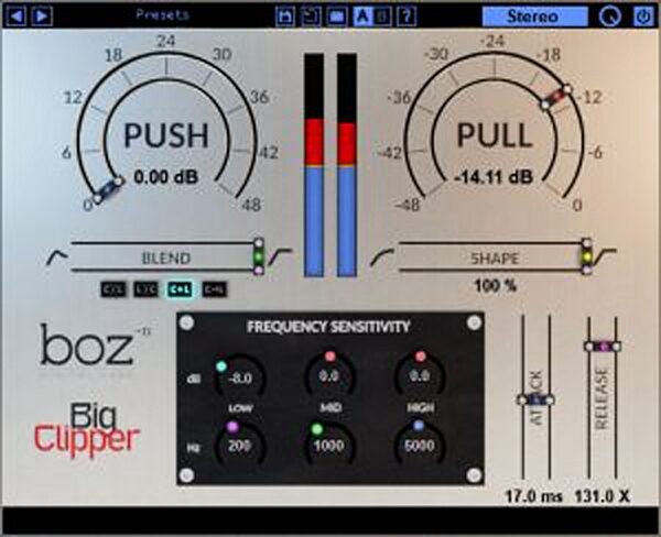 Boz Digital Big Clipper Audio Plug-in, Digital Download, view