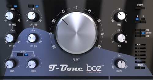 Boz Digital T-Bone EQ Audio Plug-in, Digital Download, Screenshot Front