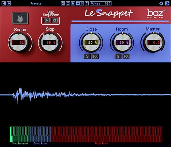 Boz Digital Le Snappet Audio Plug-in, Digital Download, Action Position Back
