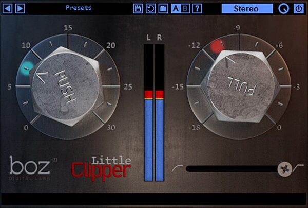 Boz Digital Little Clipper Audio Plug-in, Action Position Back