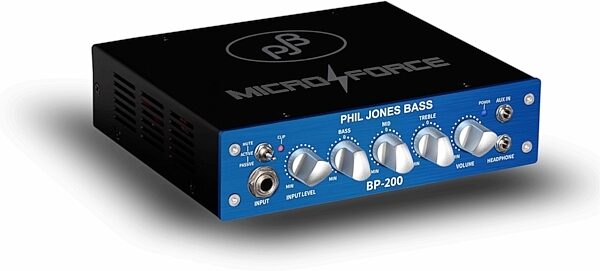 Phil Jones Bass BP-200 Bass Guitar Amplifier Head (200 Watts), New, Action Position Headstock