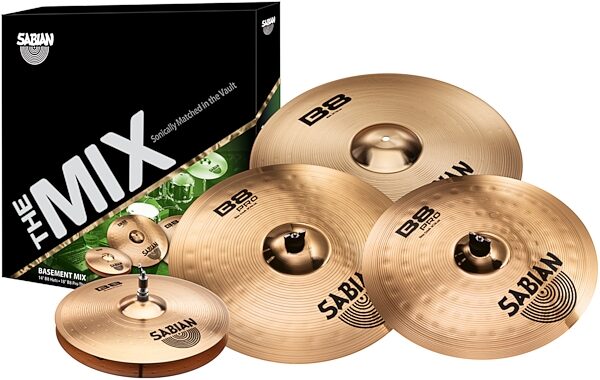 Sabian B8 and B8 Pro Basement Mix Cymbal Package, Package