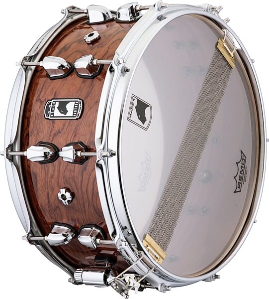 Mapex Black Panther Shadow Birch/Walnut Snare, 6.5X14 inch, Action Position Back