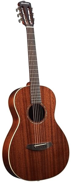 Breedlove Pursuit Parlor All-Mahogany Acoustic-Electric Guitar, ve