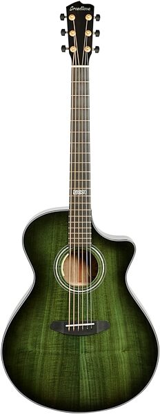 Breedlove Limited Edition Oregon Concerto CE Emerald Acoustic-Electric Guitar, Scratch and Dent, Action Position Back