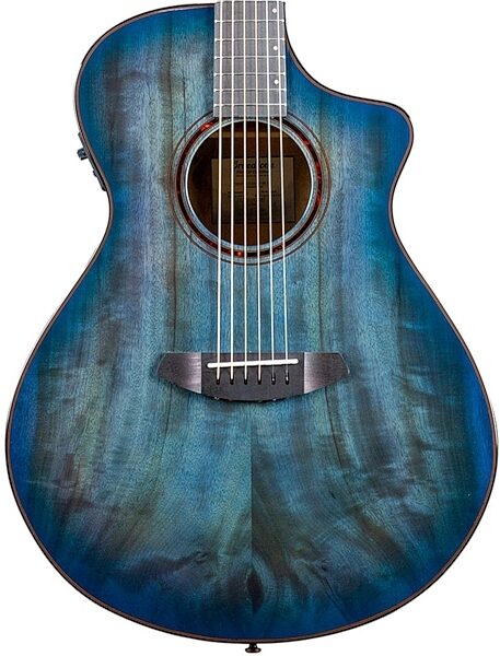 Breedlove Pursuit Exotic S Concert CE Myrtlewood Acoustic-Electric Guitar, Blue Eyes, B-Stock, Main