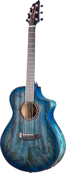 Breedlove Pursuit Exotic S Concert CE Myrtlewood Acoustic-Electric Guitar, Blue Eyes, B-Stock, Action Position Back