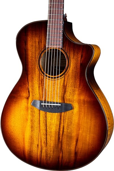 Breedlove ECO Pursuit Exotic S Concerto CE Acoustic-Electric Guitar, Tiger&#039;s Eye, Action Position Back