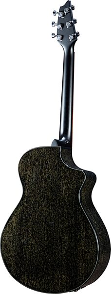 Breedlove Rainforest S Concert CE Acoustic-Electric Guitar, Left-Handed, Black Gold, Action Position Back