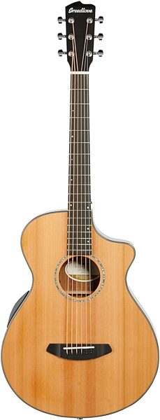 Breedlove Solo Parlor Concertina CE Acoustic-Electric Guitar, Action Position Back