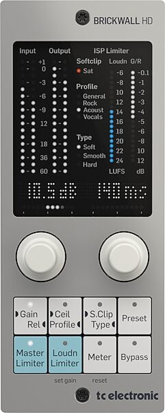 TC Electronic BRICKWALL HD-DT Mastering Desktop Controller and Plug-in Software, Action Position Back