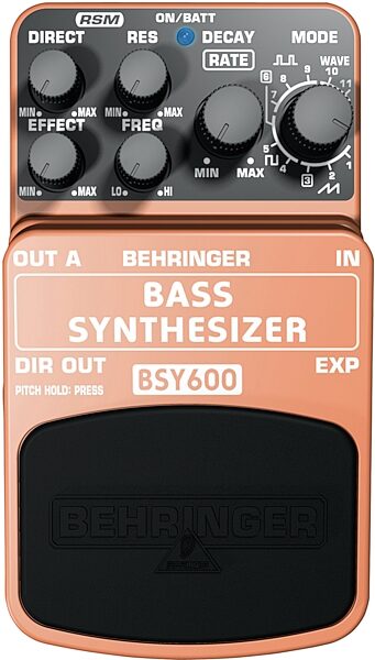 Behringer BSY600 Bass Synthesizer Pedal, Main