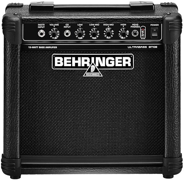 Behringer BT108 Ultrabass Bass Amplifier (15 Watts, 1x8"), Front
