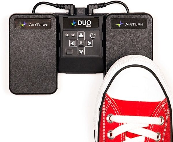 AirTurn DUO 200 Dual Wireless Pedal Controller, view