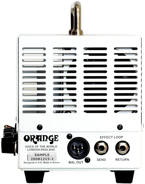 Orange BT500H Terror Bass 500 Amplifier Head with Gig Bag (500 Watts), Side