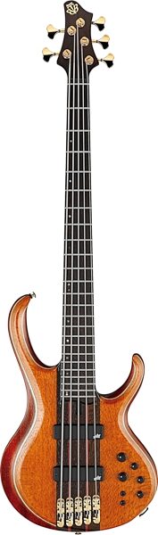 Ibanez BTB1905LW Premium Electric Bass, 6-String (with Gig Bag), Action Position Back