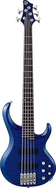 Ibanez BTB405QM 5-String Electric Bass Guitar, Main