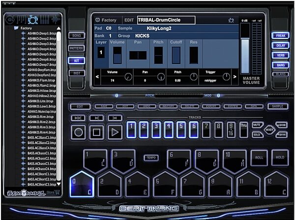 BeatKangz Beat Thang Virtual Drum Software (Mac and Windows), Screenshot 2