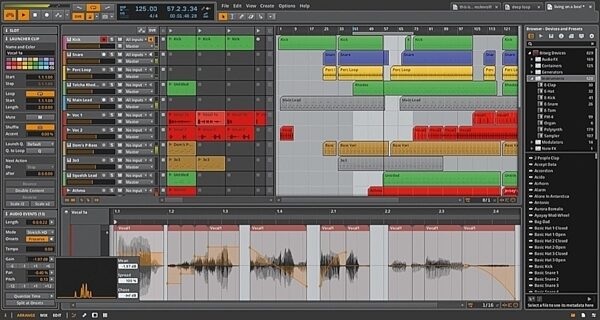 Bitwig Studio 1 Music Production and Performance Software, Screenshot