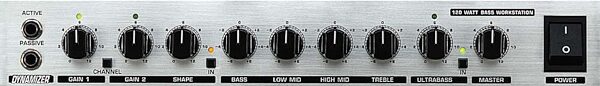 Behringer BX1200 Ultrabass Bass Amplifier (120 Watts, 2-Channel), Panel