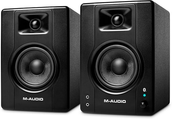 M-Audio BX4 BT Powered Studio Monitors, Pair, Action Position Back