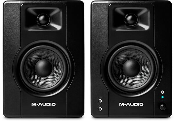 M-Audio BX4 BT Powered Studio Monitors, Pair, Action Position Back