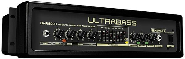 Behringer BXR1800H Ultrabass Bass Amplifier Head (180 Watts), Main