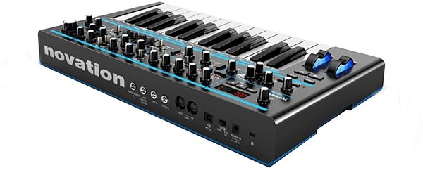 Novation Bass Station II Analog Synthesizer Keyboard, 25-Key, New, Rear