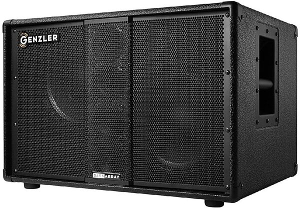 Genzler Bass Array 210-3 Bass Speaker Cabinet (500 Watts, 2x10"), 8 Ohms, Angled Front