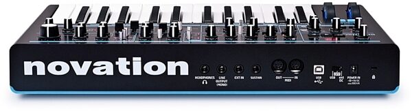 Novation Bass Station II Analog Synthesizer Keyboard, 25-Key, New, Back