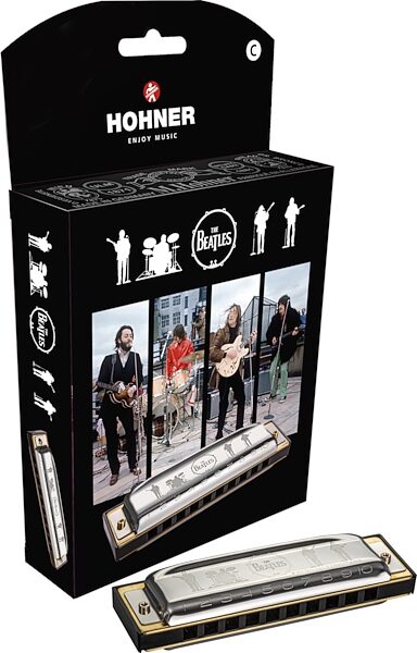 Hohner M196001X The Beatles Harmonica, Key of C, Action Position Back