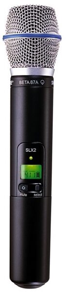 Shure SLX2/BETA87A Handheld Wireless Beta87A Transmitter, Main