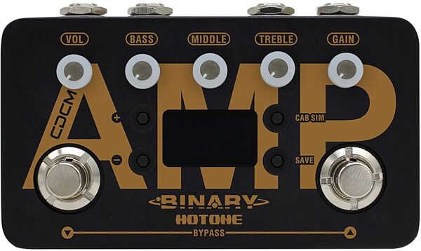 Hotone Binary Amp Guitar Amplifier Modeling Simulator, Warehouse Resealed, Action Position Back