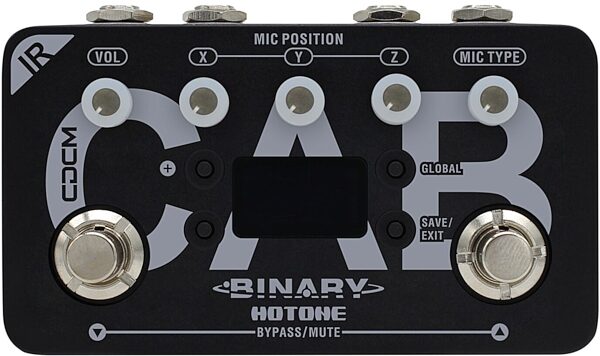 Hotone Binary IR Cab Guitar Speaker Cabinet Simulator, Action Position Back