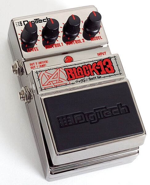 DigiTech Black 13 Scott Ian Signature Pedal, Angle