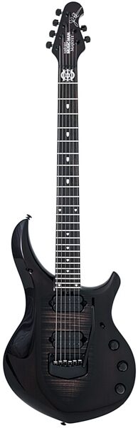 Ernie Ball Music Man Monarchy Majesty Electric Guitar (with Case), Black Night