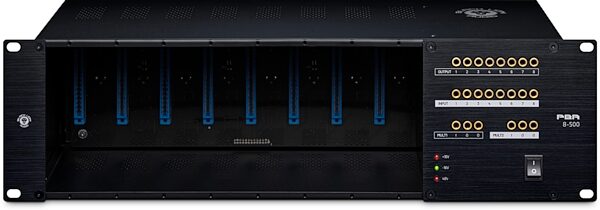Black Lion Audio PBR 8-500 8-Slot 500 Series Rack, Open Box (Like New), Action Position Back