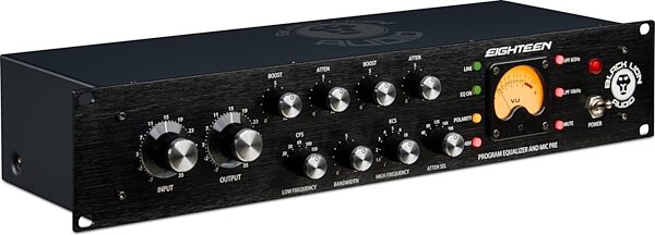 Black Lion Audio Eighteen Microphone Preamplifier/EQ Channel Strip, New, Action Position Back