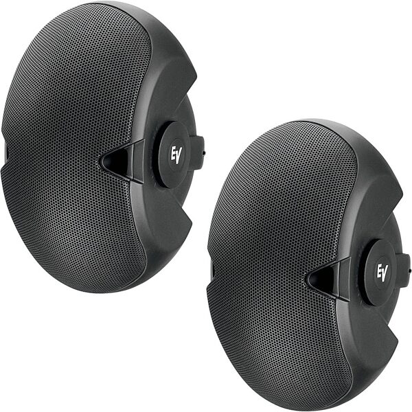 Electro-Voice EVID 3.2 Dual 3.5" 2-Way Surface-Mount Passive, Unpowered Loudspeaker, Black Pair