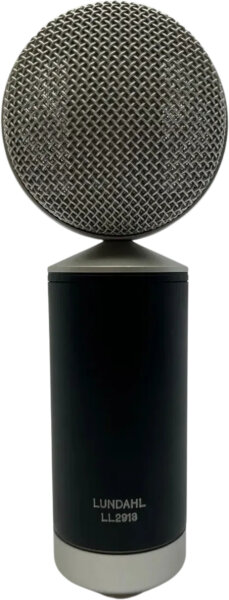 Pinnacle Microphones Fat Top II Active/Passive Ribbon Microphone, Black, Black Rear