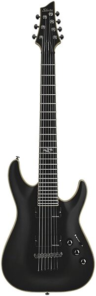 Schecter Blackjack ATX C7 7-String Electric Guitar, Aged Black Satin