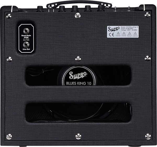 Supro Blues King 10 Guitar Combo Amplifier (5 Watts, 1x10"), Action Position Back