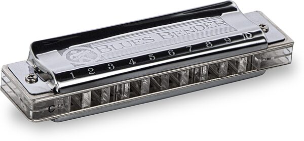 Hohner Blues Bender Harmonica, Key of Bb, Action Position Side