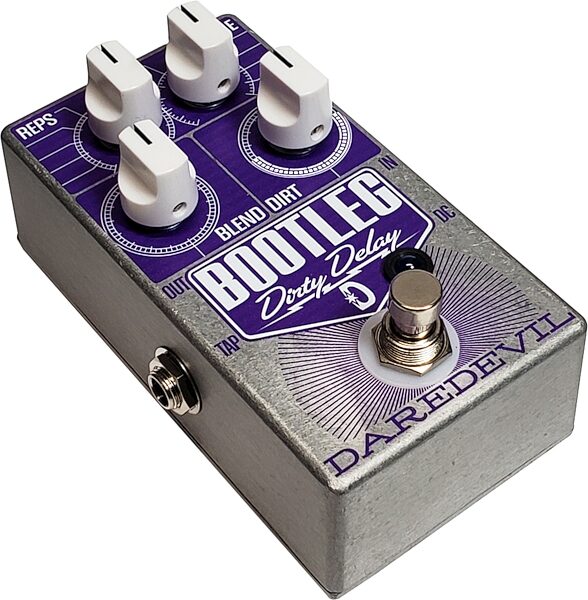 Daredevil Bootleg Dirty V2 Delay Pedal, Action Position Back
