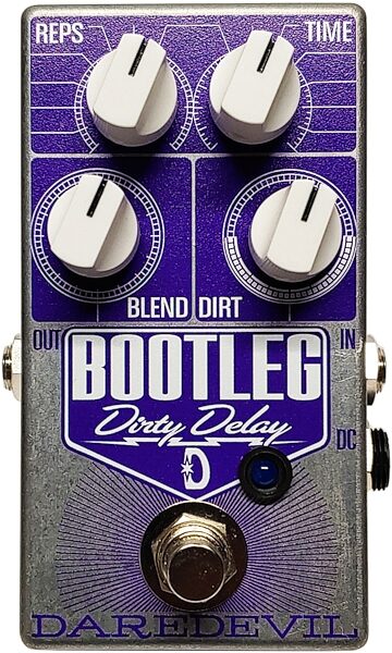 Daredevil Bootleg Dirty V2 Delay Pedal, Overstock Sale, Action Position Back