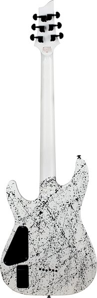 Schecter C-1 Ink Bomb Electric Guitar, Action Position Back