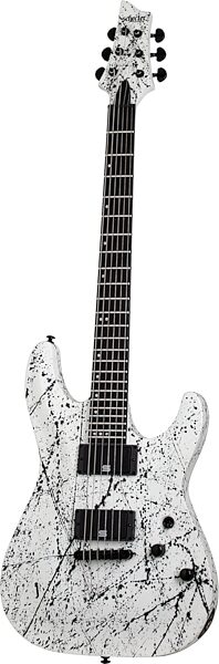Schecter C-1 Ink Bomb Electric Guitar, Action Position Back