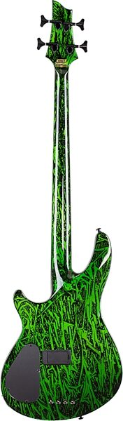 Schecter C-4 Silver Mountain Electric Bass, Action Position Back
