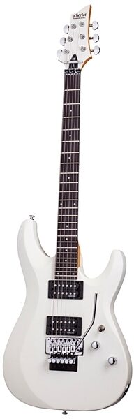 Schecter C6-FR Deluxe Electric Guitar, Satin White